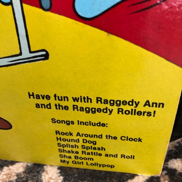 80's "Raggedy Ann & Andy Pop Concert" Album - 80's Kids Record - Kids Stuff - Picture 6 of 9